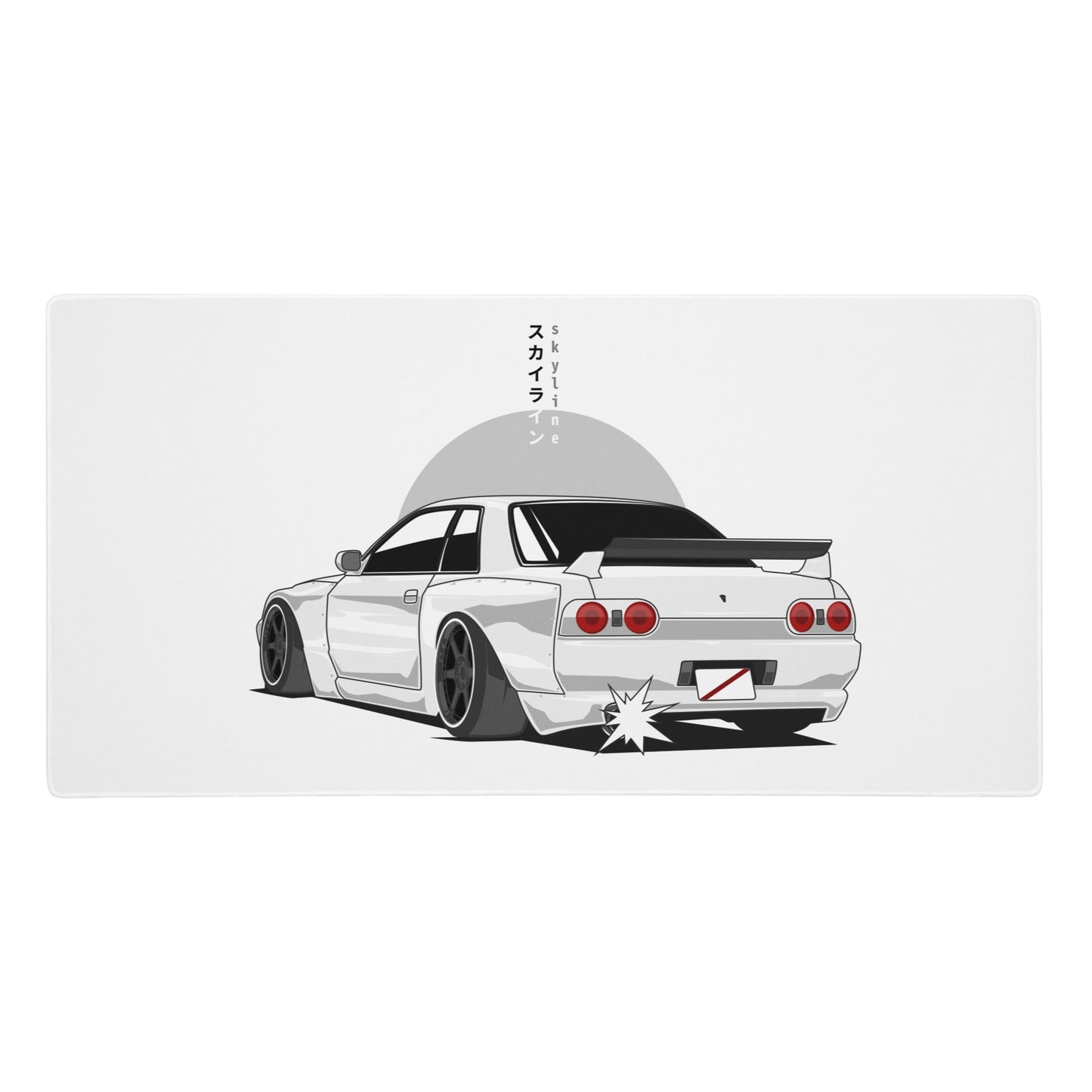 Minimalist Skyline R33 Gaming Mouse Pad Extended | AllstarGarage