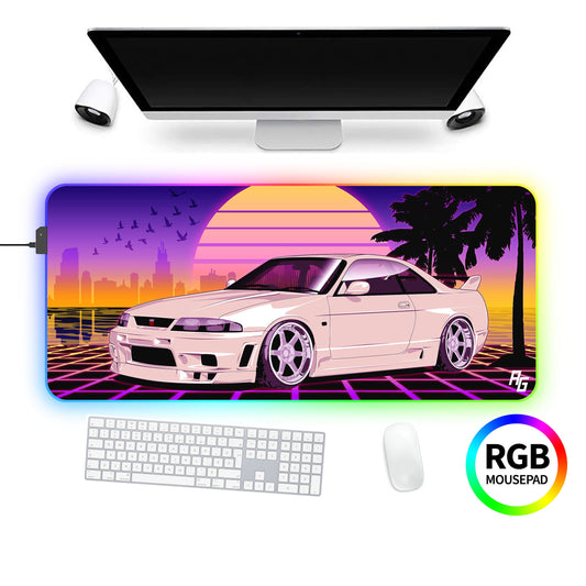 Skyline R33 RGB Gaming Mouse Pad Extended | AllstarGarage